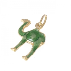 Mặt dây chuyền men 750YG - Hàng hiệu Authentic