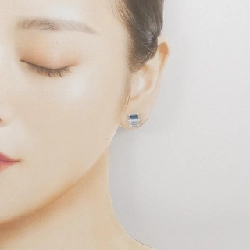 K18WG Blue Topaz Bông tai 2.14CT - Hàng hiệu Chính hãng 866591