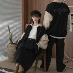 ÁO KHOÁC MBC - ĐEN KEM - SIZE 2