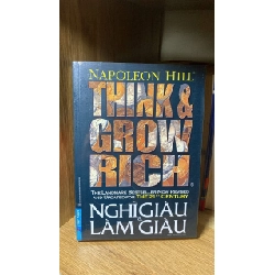 Nghĩ giàu làm giàu- Tác giả Napoleon Hill- Sách mới nguyên seal