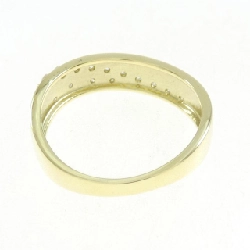 【Sản phẩm mới】Nhẫn kim cương K18YG 0.19CT 673255