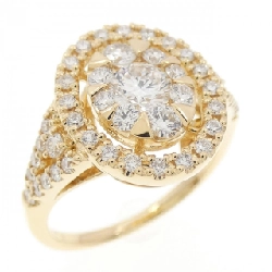 Nhẫn kim cương K18YG 0.319CT - Hàng hiệu Authentic