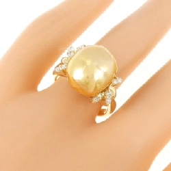 Nhẫn ngọc trai trắng K18YG - Hàng hiệu Authentic 852602