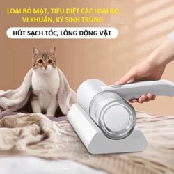 Máy hút bụi giường nệm cầm tay tia UV - màu trắng - sử dụng 1 lần