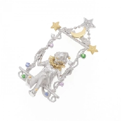 Show Yamagata Mặt dây chuyền đá màu - Hàng hiệu Authentic