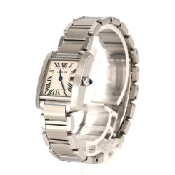 Cartier Tank Française SM W51008Q3 SS Quartz - Hàng hiệu Chính hãng 881591