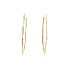 Bông tai kim cương Vandome - Hàng hiệu Authentic 845612