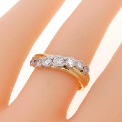 Nhẫn kim cương K18YG/PT900 0.50CT 668867