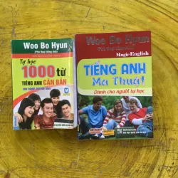 COMBO WOO BO HYUN: TIẾNG ANH MA THUẬT & TỰ HỌC 1000 TỪ TIẾNG ANH CĂN BẢN dành cho người…