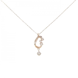 K10PG Đá Topaz Trắng Dây Chuyền - Hàng hiệu Chính hãng