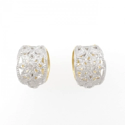 Bông tai kim cương K18YG/K18WG 0.08CT - Hàng hiệu chính hãng