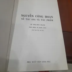 NGUYỄN CÔNG HOAN - về Tác gia và Tác phẩm 748285