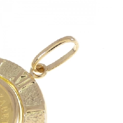 K18YG(枠) Đồng xu Mặt dây chuyền - Hàng hiệu Chính hãng 862187