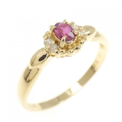 Nhẫn Ruby K18YG - Hàng hiệu Chính hãng