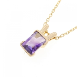 K18YG Mặt dây chuyền Amethyst - Hàng hiệu Chính hãng 866283
