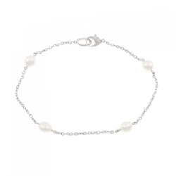 Mikimoto Dây chuyền ngọc trai trắng và bộ vòng tay - Hàng hiệu Authentic 838903