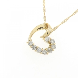 K18YG Dây chuyền kim cương hình trái tim 0.15CT - Hàng hiệu Chính hãng 864285