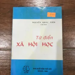 Từ điển Xã Hội Học - Nguyễn Khắc Viện (k1)