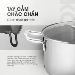 Bộ 3 nồi inox liền khối KALITE KCS366 – Bộ 3 size 18-20-24cm linh hoạt 577473