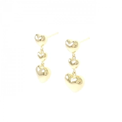 K18YG Bông tai hình trái tim - Hàng hiệu Chính hãng 868748