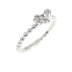 Nhẫn hồng ngọc hình trái tim K10WG - Hàng hiệu Authentic