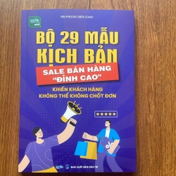 Bộ 29 mẫu kịch bản sale bán hàng đỉnh cao