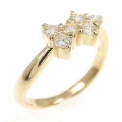 Nhẫn kim cương K18YG 0.30CT - Hàng hiệu Authentic