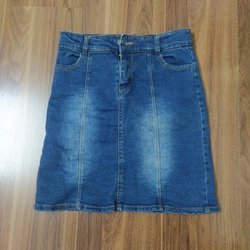 Váy ngắn jean nữ size S