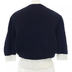 Áo len cổ tròn cotton PRADA 627819