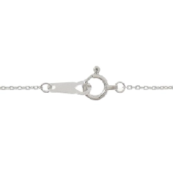 K18WG Dây chuyền ngọc trai Akoya hình trái tim - Hàng hiệu Authentic 857385