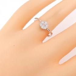 Nhẫn kim cương K18WG hoa 671255