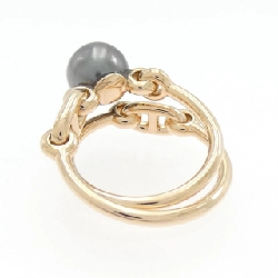 Nhẫn ngọc trai đen Hermès 8.5mm - Hàng hiệu Authentic 835675