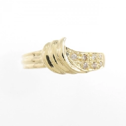 Nhẫn kim cương K18YG 0.07CT 670196