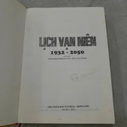 LỊCH VẠN NIÊN 1932-2050 - TRÀNG AN, ÔNG VĂN TÙNG 786899