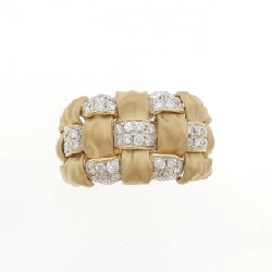 Nhẫn kim cương 750YG/750WG 0.83CT - Hàng hiệu Authentic 848932