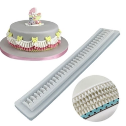 Khuôn silicon làm bánh, rau câu, fondant hình ren – Mã số 1274