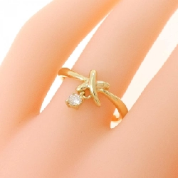 Nhẫn kim cương K18YG 668544