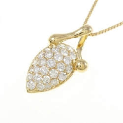 K18YG Pave Diamond Necklace 1.40CT - Hàng hiệu Chính hãng 860714