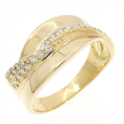 Nhẫn kim cương K18YG 0.16CT - Hàng hiệu chính hãng