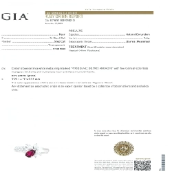 Nhẫn Ruby Mikimoto 0.94CT Xuất xứ Myanmar - Hàng hiệu Chính hãng 839180