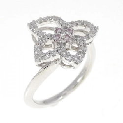 Nhẫn kim cương hồng K18WG 0.07CT