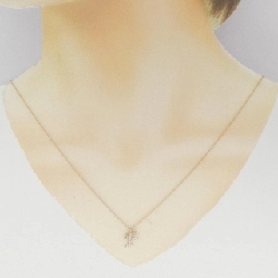 K18PG Chữ cái F Dây chuyền kim cương 0.05CT - Hàng hiệu Chính hãng 867898