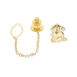 K18YG Kim cương Cài áo 0.03CT - Hàng hiệu Chính hãng 871000