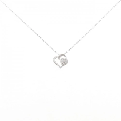 4゜C Hình trái tim Kim cương Dây chuyền - Hàng hiệu Chính hãng