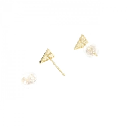 K18YG Bông tai kim cương 0.20CT - Hàng hiệu Chính hãng 870980