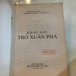 KHẢO SÁT TRÒ XUÂN PHẢ - HOÀNG ANH NHÂN (CHỦ BIÊN) 783886