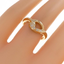 Nhẫn kim cương K18YG 669262