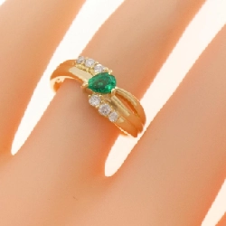 Nhẫn Emerald K18YG 0.25CT - Hàng hiệu Chính hãng 851954