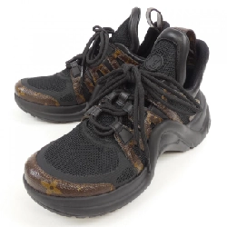 Giày sneaker LOUIS VUITTON bằng vải canvas monogram bóng - Hàng hiệu Authentic 828251