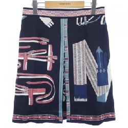 Elie Saab HERMES LETTRES EQUESTRES 4H0324DO vải lụa